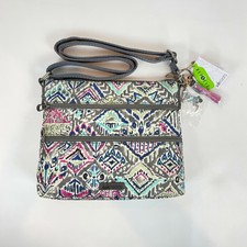 Sakroots Artist Circle Crossbody Slate