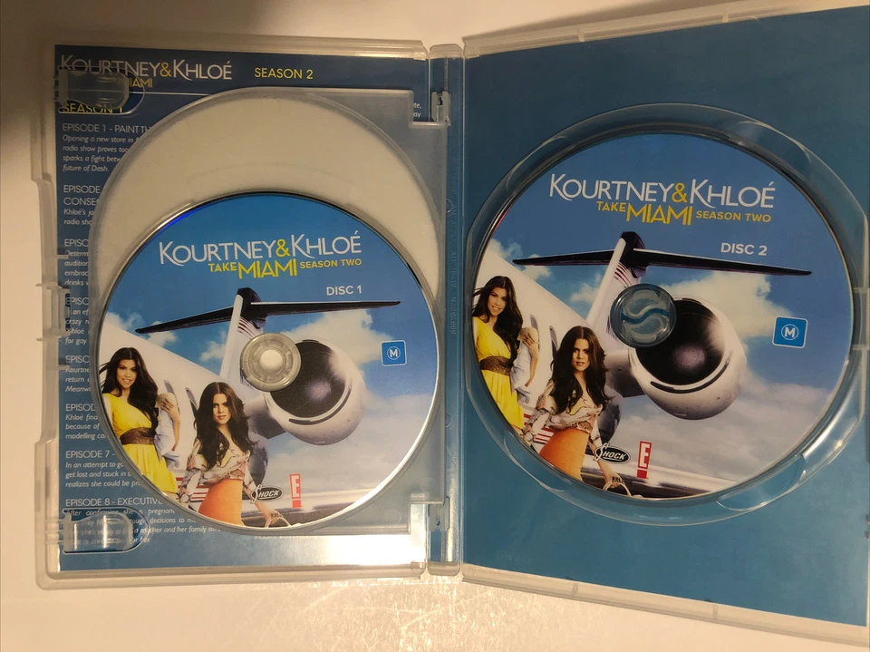 Kourtney & Khloe Take Miami Season 1-3 (DVD, 2011) Kardashians 4,7,9 & 12.1 - Image 4 of 4