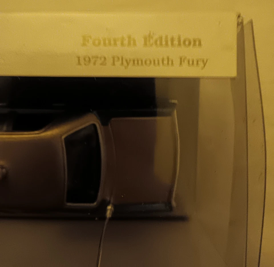 White Rose Collectibles PA State Police 4th Edition 1972 Plymouth Fury NotSealed - Image 3 of 4
