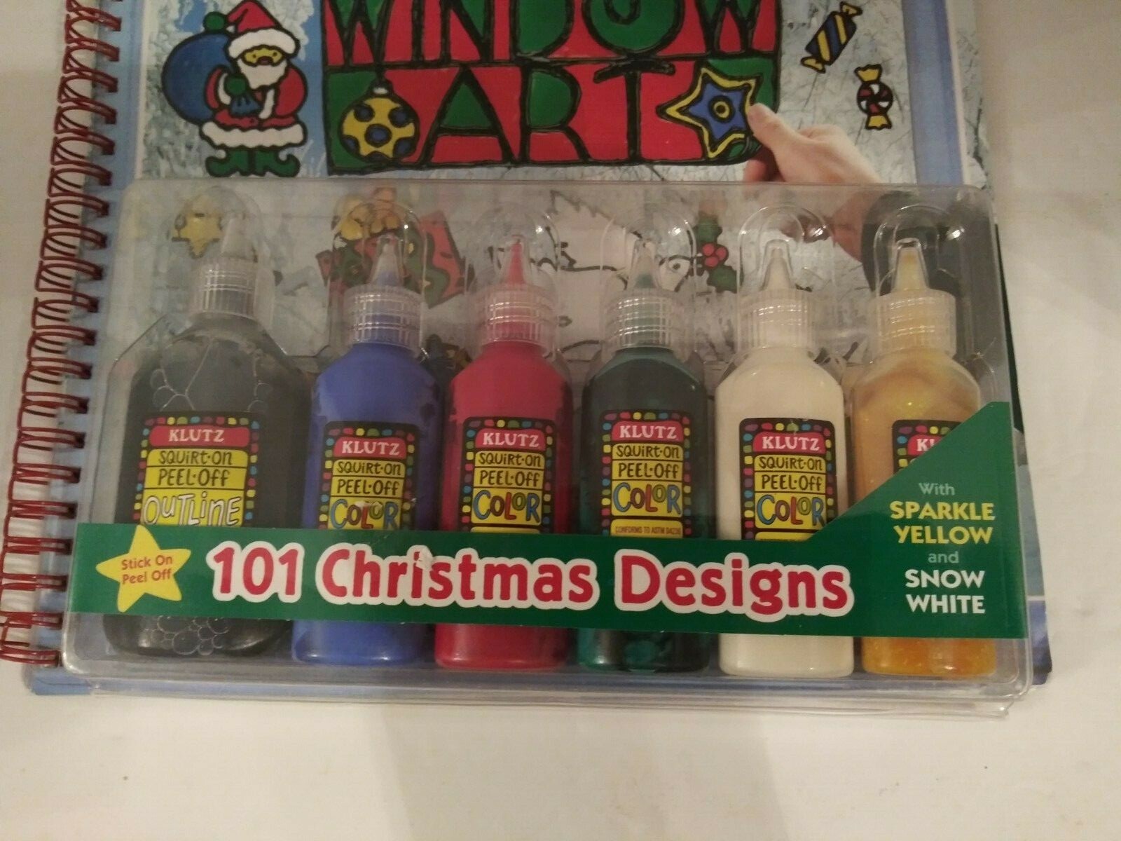 Christmas Window Art (Klutz) by Kane, Barbara Mixed media product Book