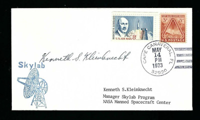 Kenneth Kleinknecht signed cover NASA Skylab Program Manager