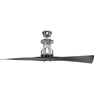 Progress Lighting P2570 15 Spades Ceiling Fan Polished Chrome