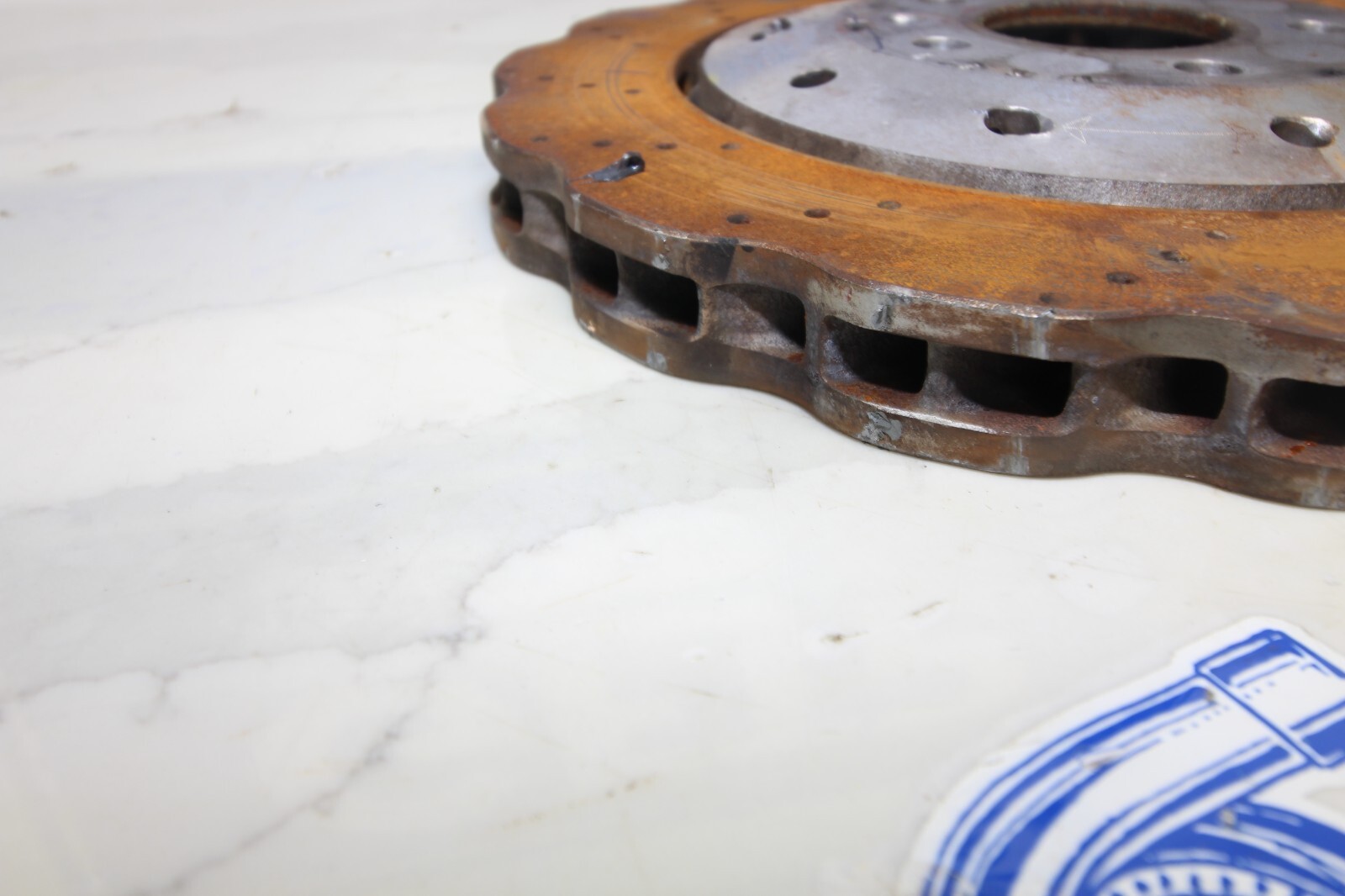17-21 AUDI R8 V10 PLUS RWS OEM REAR BRAKE ROTOR 19K MILES GENUINE FACTORY STOCK