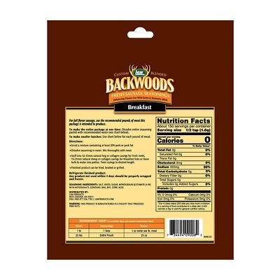 Products Backwoods Breakfast Fresh Sausage Seasoning Ideal for