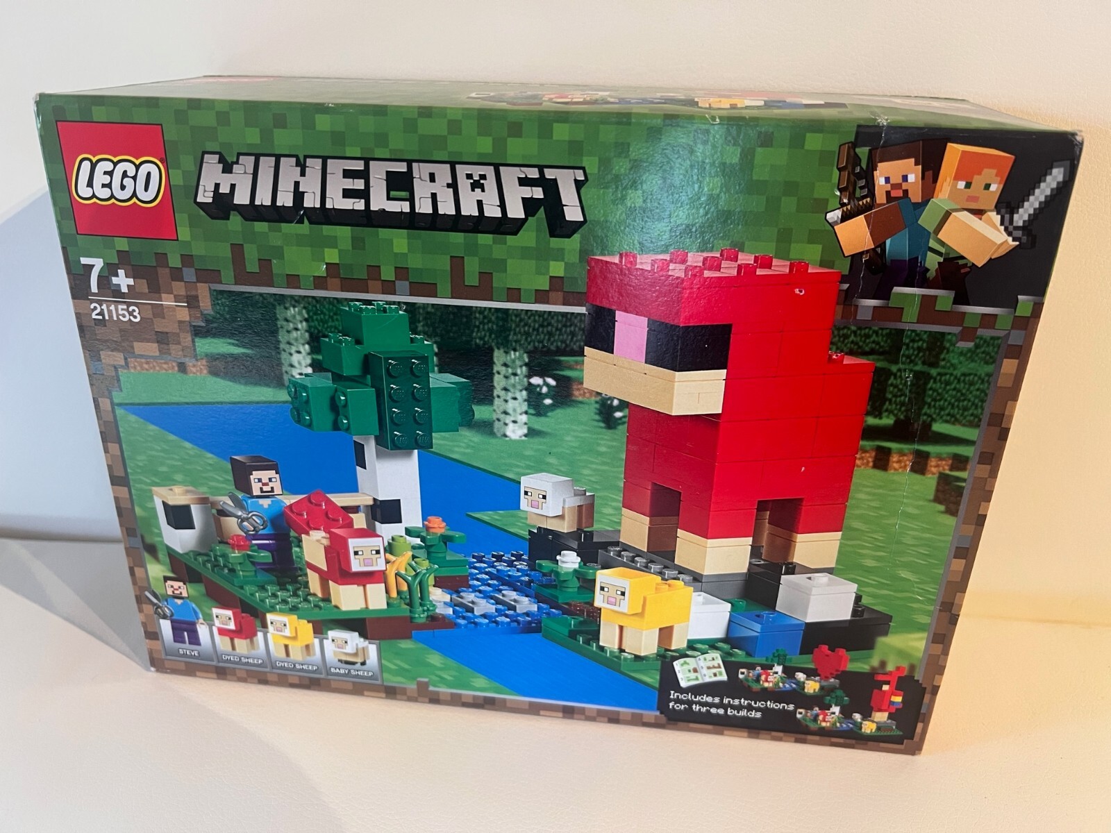 LEGO The Wool Farm Minecraft (21153) The Trading Post (21167) New Sealed