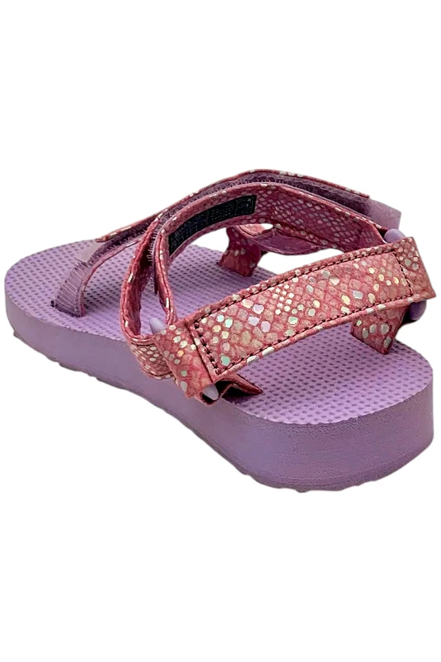 Sandalia brillante universal original Teva niña pequeña pastel lila Foto 3 de 3