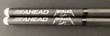 Easton Ahead Black Drumstick Pair Metallica Logo Lars Ulrich Sig Model Rock HOF