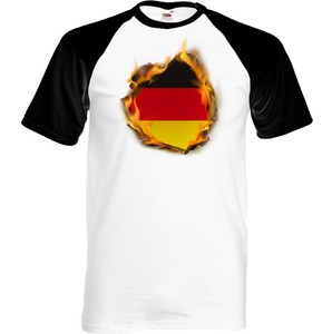 maglietta con fiamme