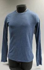 Champion C9 Men's Long Sleeve Training Shirt Jetson Blue Thumbholes Size S Small