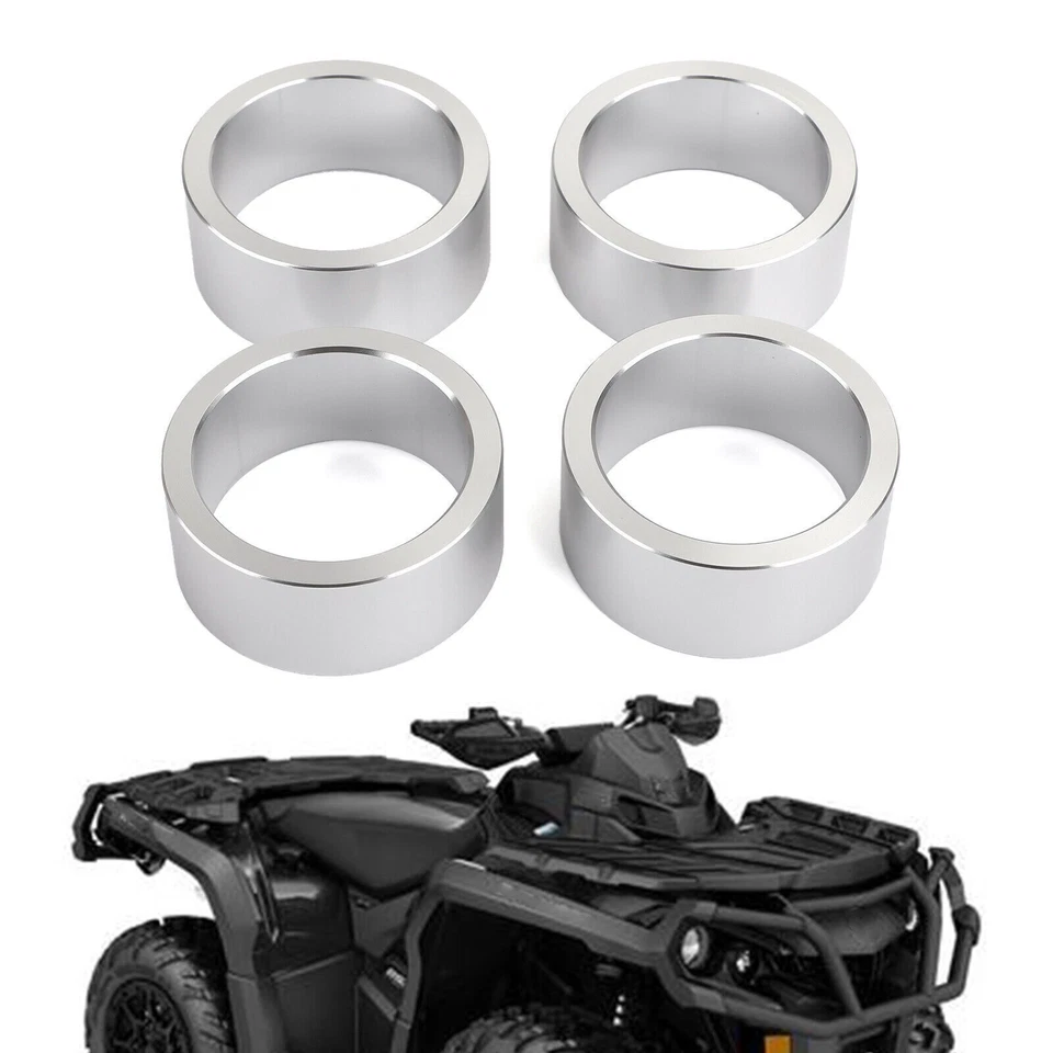 Silver Rise Lift Spacer Kit For CAN AM Bombardier Outlander 650 800 ATV E6 - Image 2 of 4