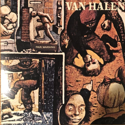 Van Halen Fair Warning 12'' LP HS 3540 Vintage Vinyl 1st Press Album - Very Good