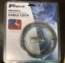 NEW Targus Defcon CL Laptop Cable Lock PA410U Combination Lock 6.5 ft.