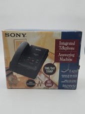 Sony IT-A200 Integrated Telephone With Answering Machine Vintage Landline Phone