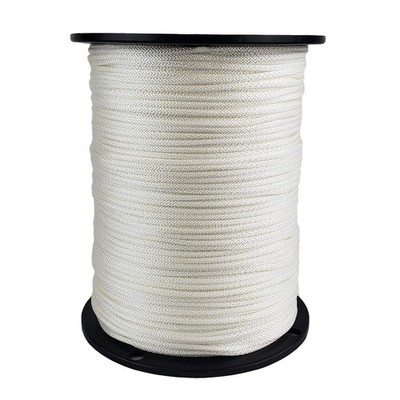 Quality Nylon Rope 1/8 Nylon Rope Solid Braid Utility Rope 1000 Ft Spool
