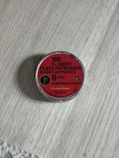 Flobert Cartucce Platz Cartucce Vuote 6 Mm Piegate Crimped Tin Vintage