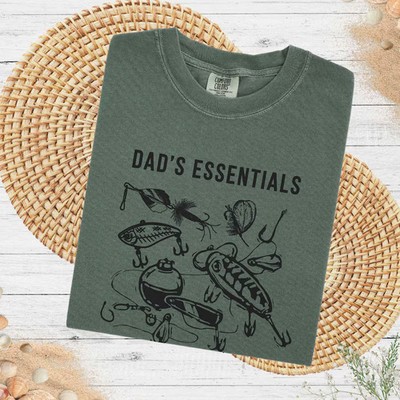 Dad Fishing Funny Comfort Tee Fisherman Essential Gift Idea