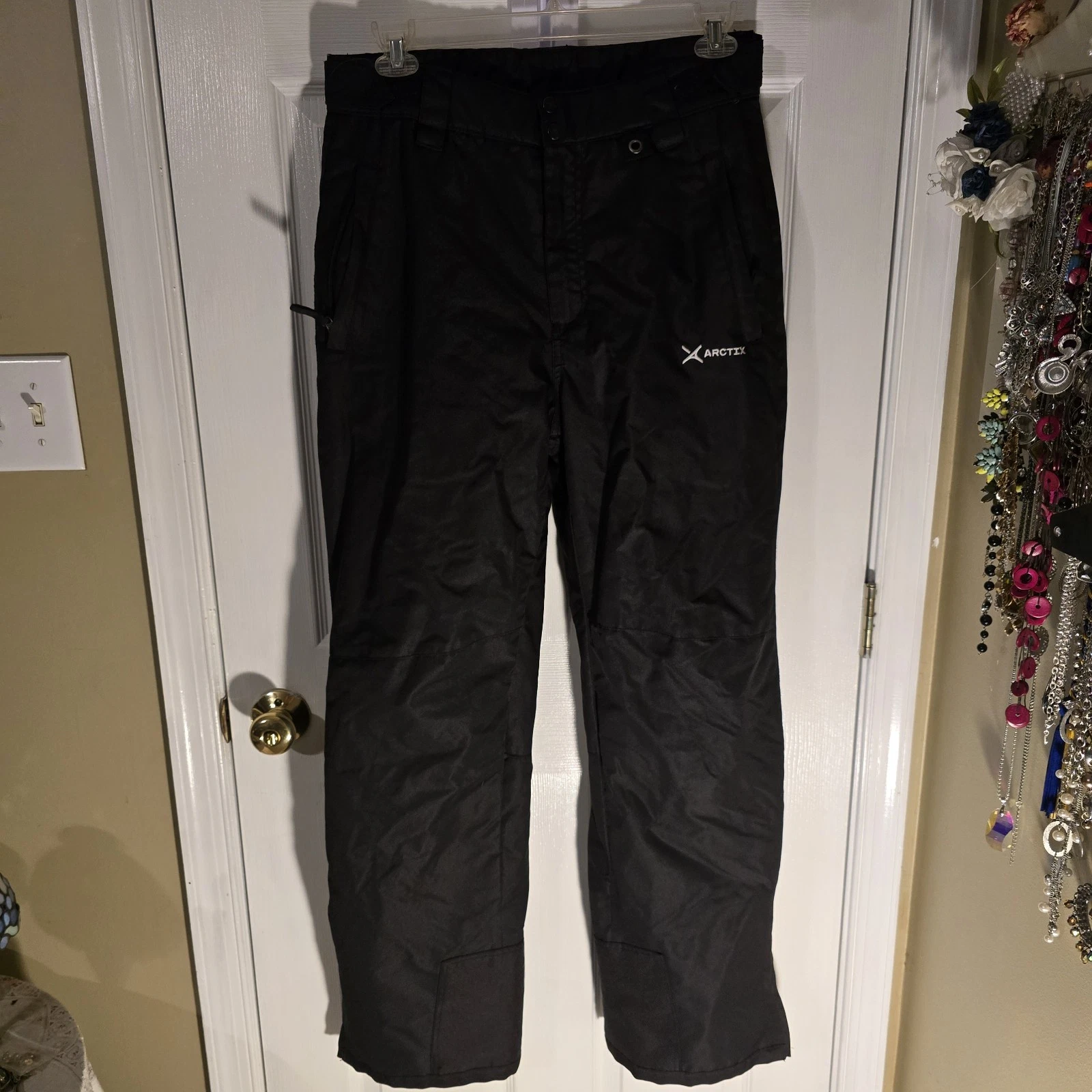ARCTIX SKI SNOWBOARD SNOWPANTS PANTS MENS XL INSULATED 32/34 34L BLACK