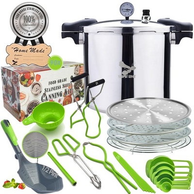 #ad Supa Ant Pressure Canner 23 Qt with Canning Supplies Starter Kit Canning Press $295.38