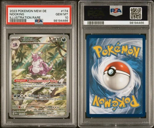 2023 Pokemon 151 Nidoking PSA 10 Gem Mint #174 German