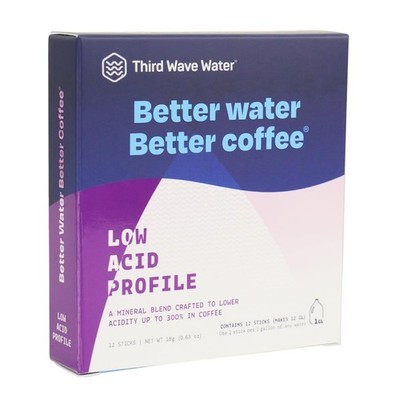 Low Acid Coffee Profile - 12ct 1 Gallon Sticks for Making Any Coffee Beans, G...