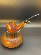 Mastro De Paja Bent Pot  3B + One Sun Tobacco Pipe- Professionally Restored