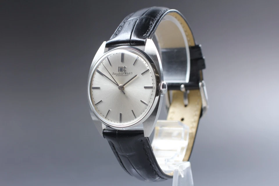 Reloj Manual Hombre Vintage "CASI COMO NUEVO+++" IWC Schaffhausen Plateado De JAPÓN Foto 3 de 4