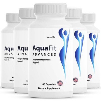 (5 Pack) Aquafit Weight Loss Pills, Aqua Fit Capsules for Healthy Metabolism