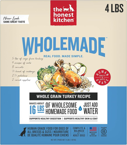 The Honest Kitchen Wholemade&acirc;&bdquo;&cent; Whole Grain Turkey Dog 4 4 Pound (Pack of 1)
