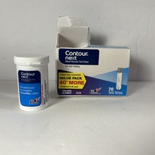 Next Blood Glucose Test Strips 70ct Exp 04/2027 Open Box