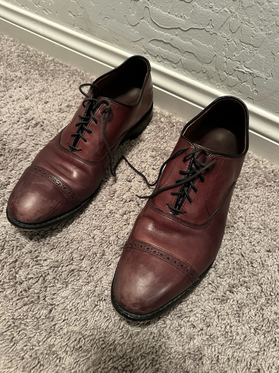 Allen Edmonds Burgundy Cap-Toe Oxfords Allen Edmonds Men Clifton Cap Toe Oxford Luxury Dress Shoe  main image 3