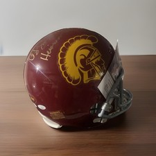 O.J. Simpson Signed USC Full Size Helmet “Heisman 68” Inscription – Dual JSA COA