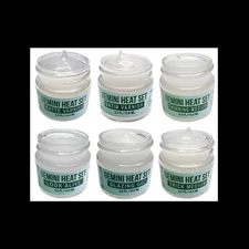 Set of 6 GEMINI Heat Set Varnishes~1/2 OZ~Brand NEW~Heat Set Paint