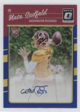 2016 Donruss Optic Blue Signatures 55/75 Nate Sudfeld #130 Auto 0q3