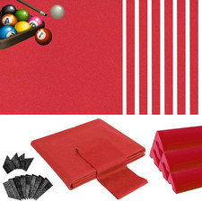 8Ft Pool Table Replacement Kit, Pool Table Bumpers with Felt