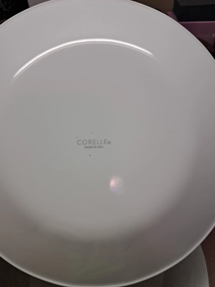 8 Corelle ТКАНЫЕ ЛИНИИ 11 «ОБЕДЕННЫЕ ТАРЕЛКИ редкая (5 новый, 3 Euc +) бункер 202 - Изображение 3 из 4