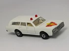 Vintage 1971 Matchbox Lesney No 55 Superfast Mercury Police Car Wagon White