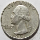 1961 Washington Quarter - 90% Silver - #11305-38