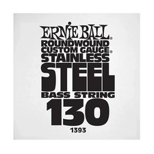 Ernie Ball Stainless Steel .130 ROUNDWOUND ELECTRIC BASS STRING SINGLE - 1393