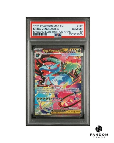 New ListingPSA 10 GEM MT Mega Venusaur ex 177/132 SIR Pokemon Mega Evolution MEG