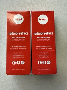 2 X  Retinol Reface Skin Resurfacer Indeed Labs~ 1 Fl Oz Fine Lines Wrinkles