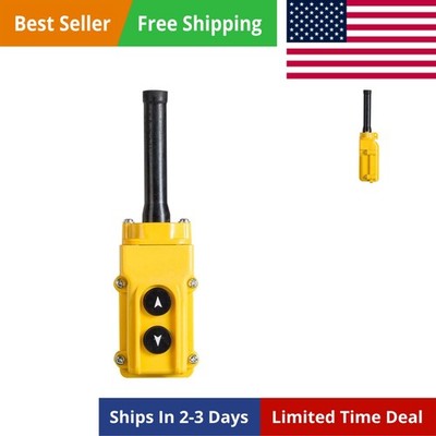 Rainproof Hoist Crane Push Button Switch COB-61 Crane Pendant Control Station...