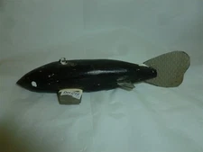 Vintage 7 Inch Wood Unsigned Ice Spearing Decoy  Lot N-347