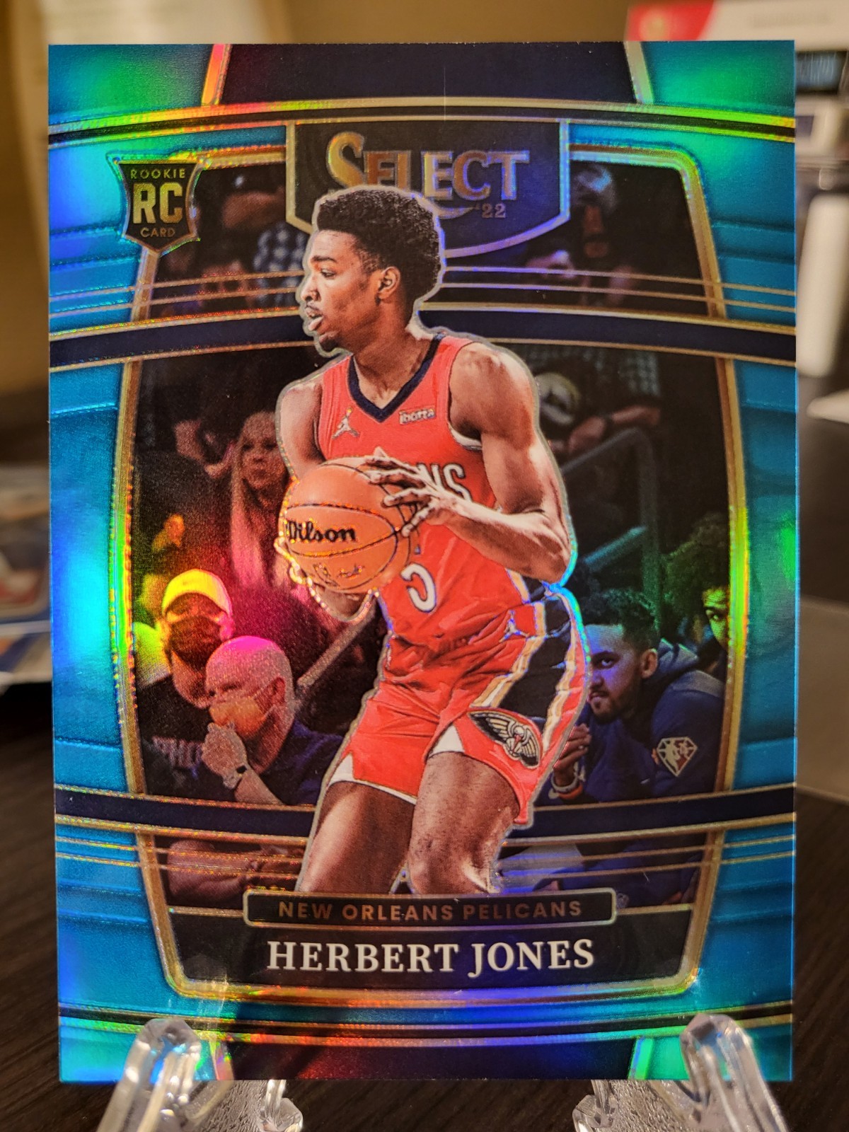 2021-22 Panini Select Concourse /299 Herbert Jones RC Rookie Light Blue Prizm 45