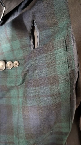 Ralph Lauren Trench Nero Uomo 40S Qualità Trench Coat Fodera Zip - Foto 22 di 23
