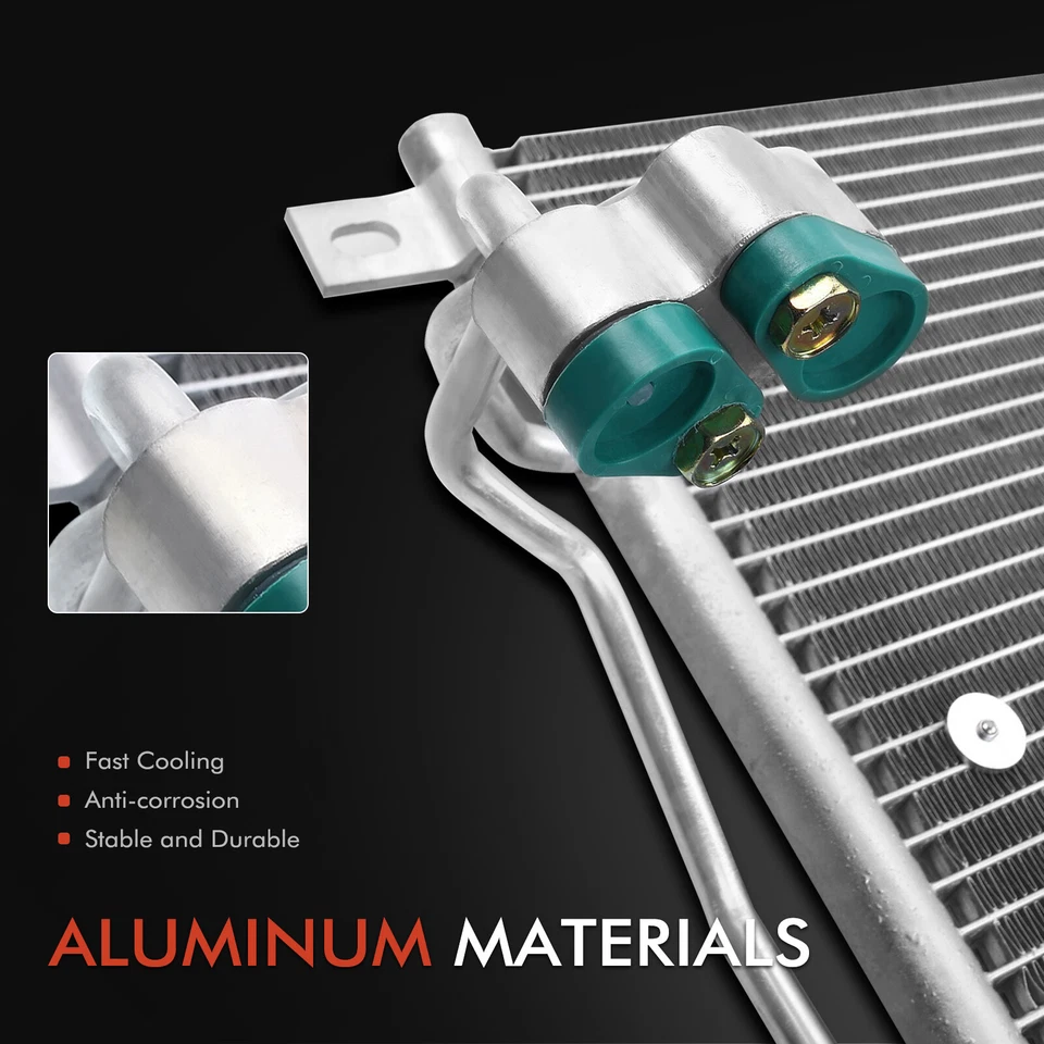 Condensador de CA con receptor secador para Volkswagen Touareg Audi Q7 Porsche Cayenne Foto 2 de 4