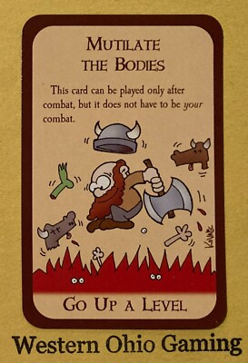 Munchkin Mutilate The Bodies Card USED Steve Jackson Games SJG