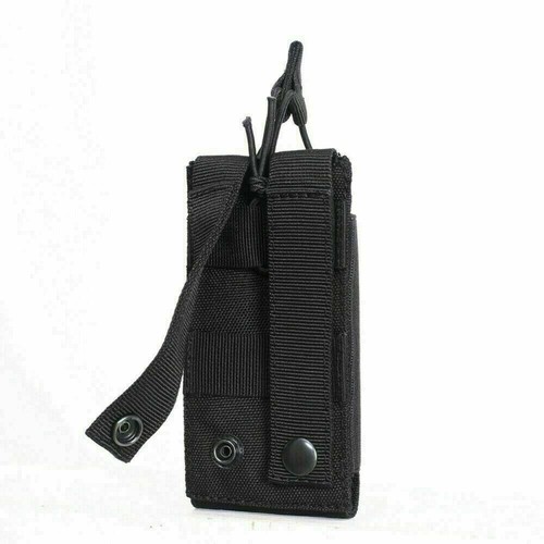 1000D Tactical Molle Magazine Pouches 5.56 9mm Rifle Pistol Bag Holder Hunting - Foto 4 di 11
