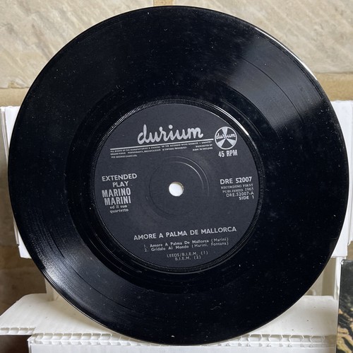 MARINO MARINI AMORE A PALMA DE MALLORCA 7" VINYL 1965 DURIUM RECORDS DRE 52007 - Picture 2 of 4