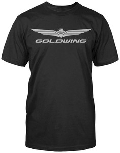 Honda-Collection-Goldwing-Men-039-s-Short-Sleeve-Tee-Black-MD-3XL