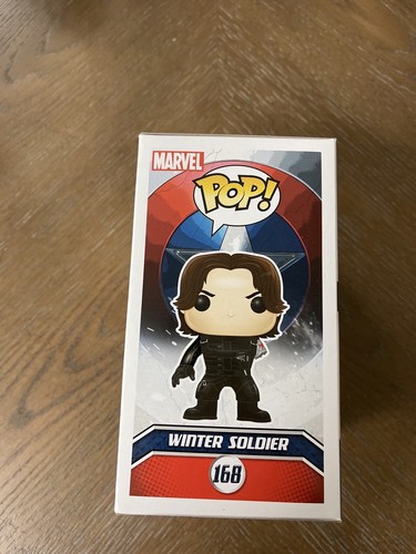 Funko Pop Winter Soldier # 168 Target(sticker Damage on top right Corner) - Picture 2 of 3